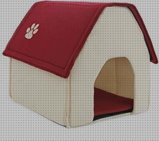 ¿Dónde poder comprar camas mascotas cama caseta plegable textura suave para mascotas color rojo?