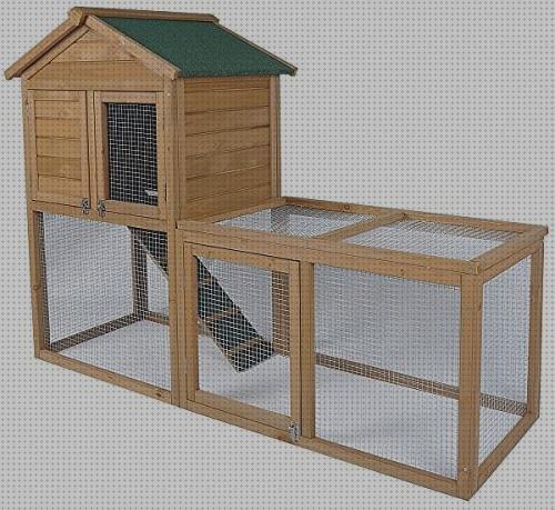 Review de eugad conejera de exterior madera casa para conejos
