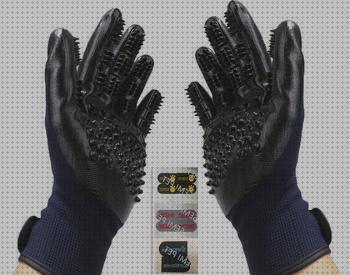 Las mejores guantes mascotas guantes de aseo para mascotas con cinco dedos de goma